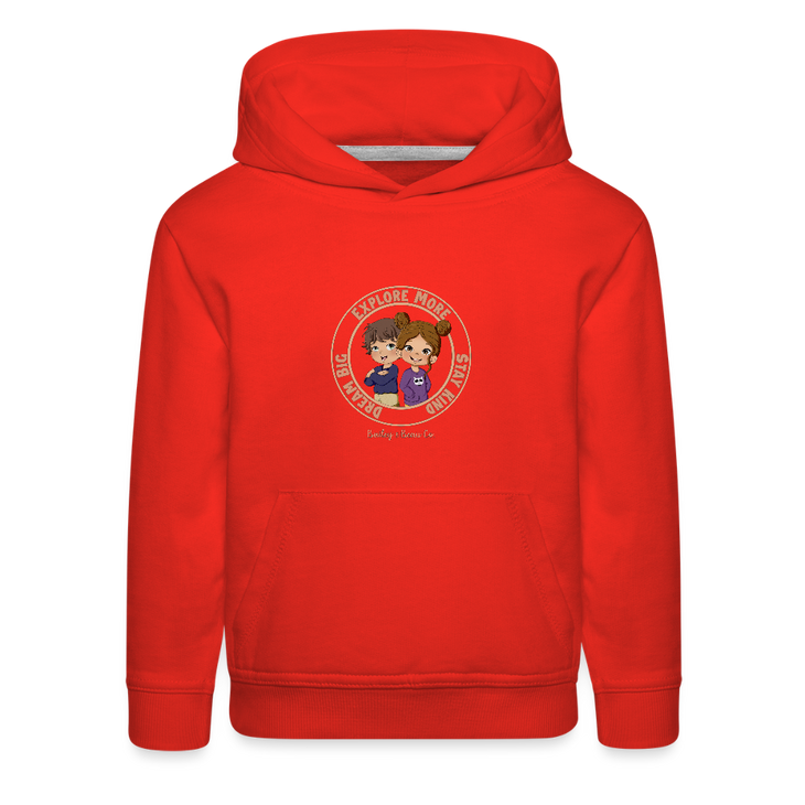 Bailey and Beau Life Kids’ Premium Hoodie - red