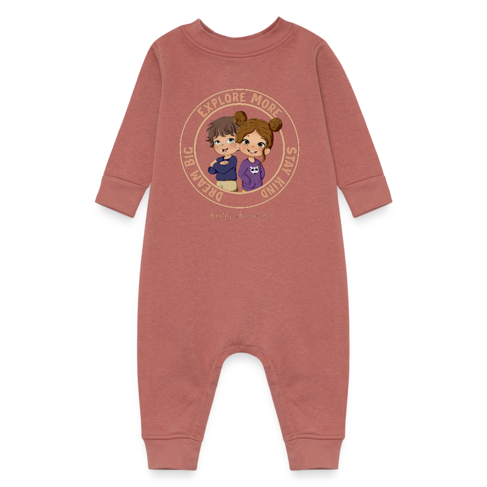 Bailey and Beau Life Baby Sleeper - mauve