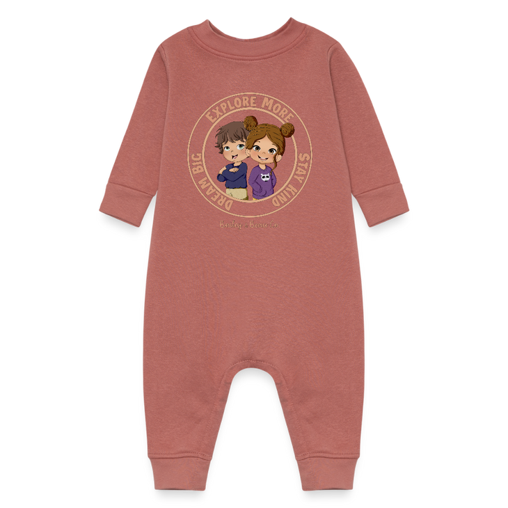 Bailey and Beau Life Baby Sleeper - mauve