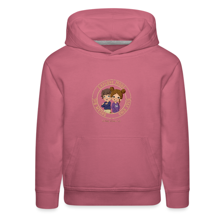 Bailey and Beau Life Kids’ Premium Hoodie - mauve