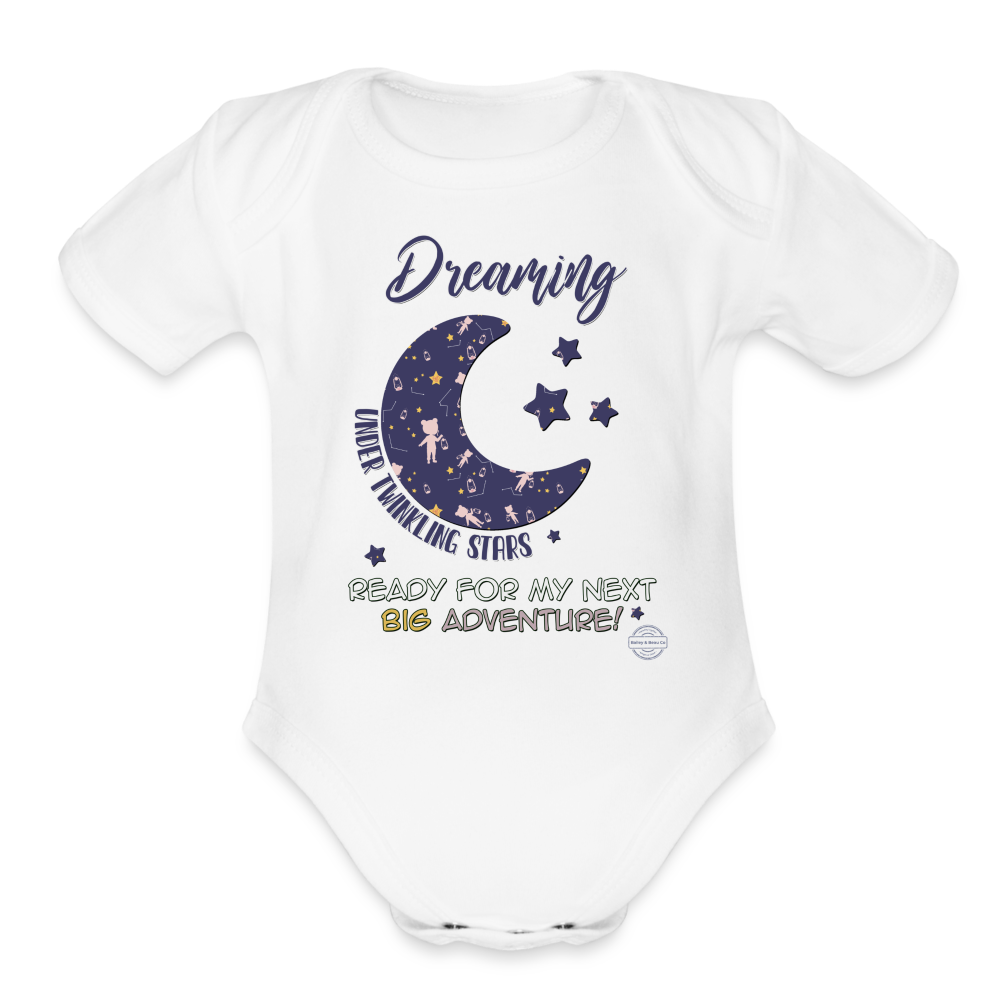 Explore Dream Discover Baby Cap - white