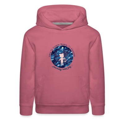 Journey into Joy Girls' Premium Hoodie - mauve