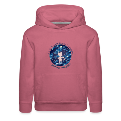 Journey into Joy Girls' Premium Hoodie - mauve