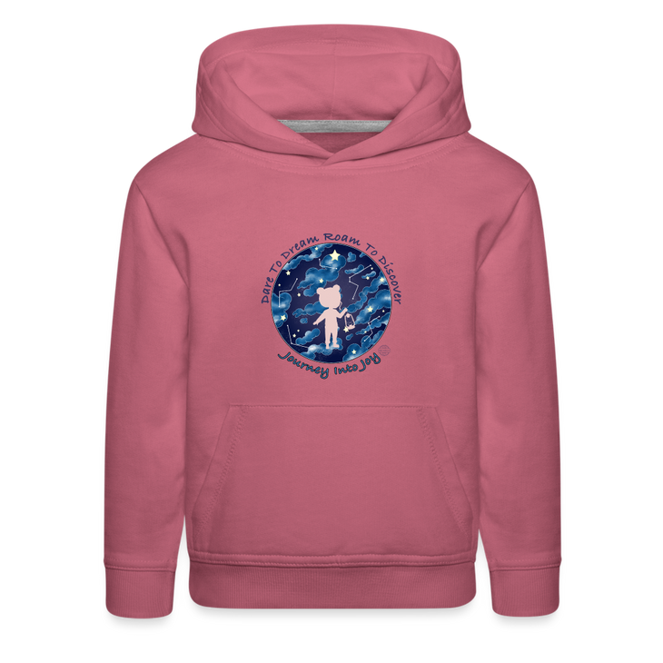 Journey into Joy Girls' Premium Hoodie - mauve
