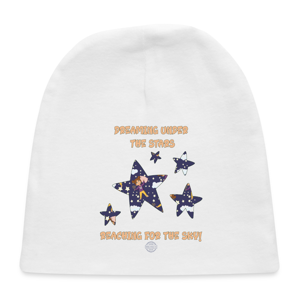 Explore Dream Discover Baby Cap - white