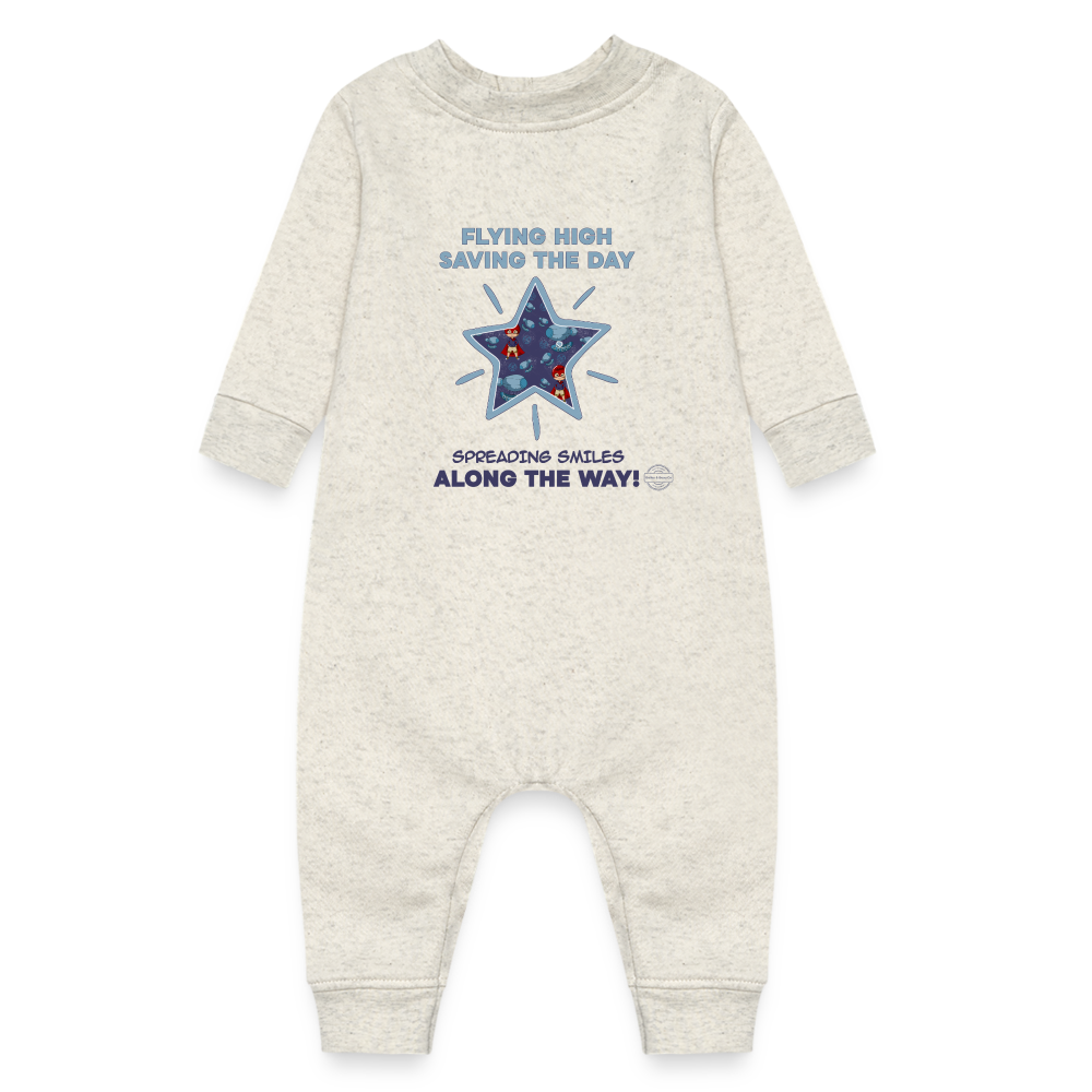 Journey of Dreams Organic Long Sleeve Onesie - white