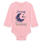 Journey of Dreams Organic Long Sleeve Onesie - light pink