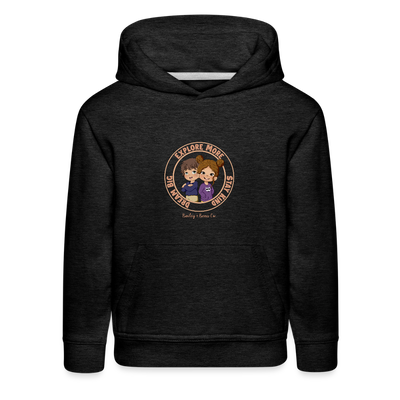 Bailey and Beau Life Kids’ Premium Hoodie - charcoal grey