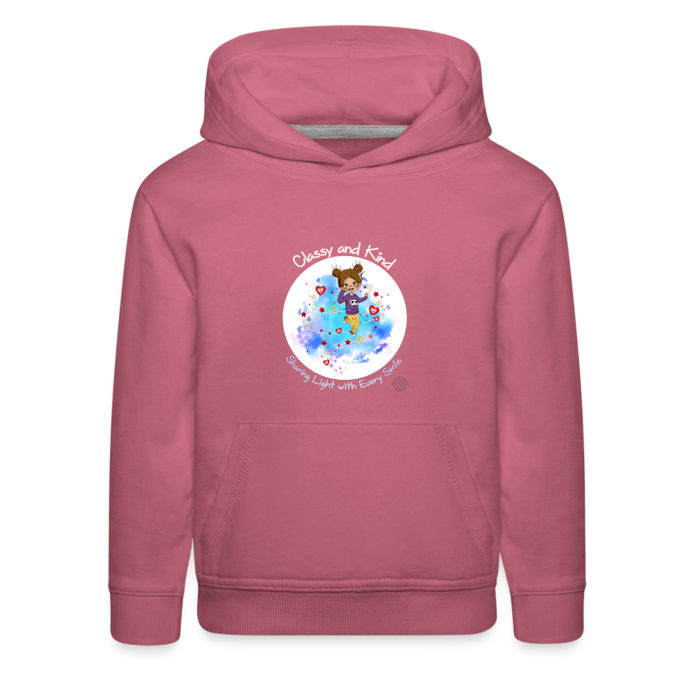 Classy and Kind Kids' Premium Hoodie - mauve