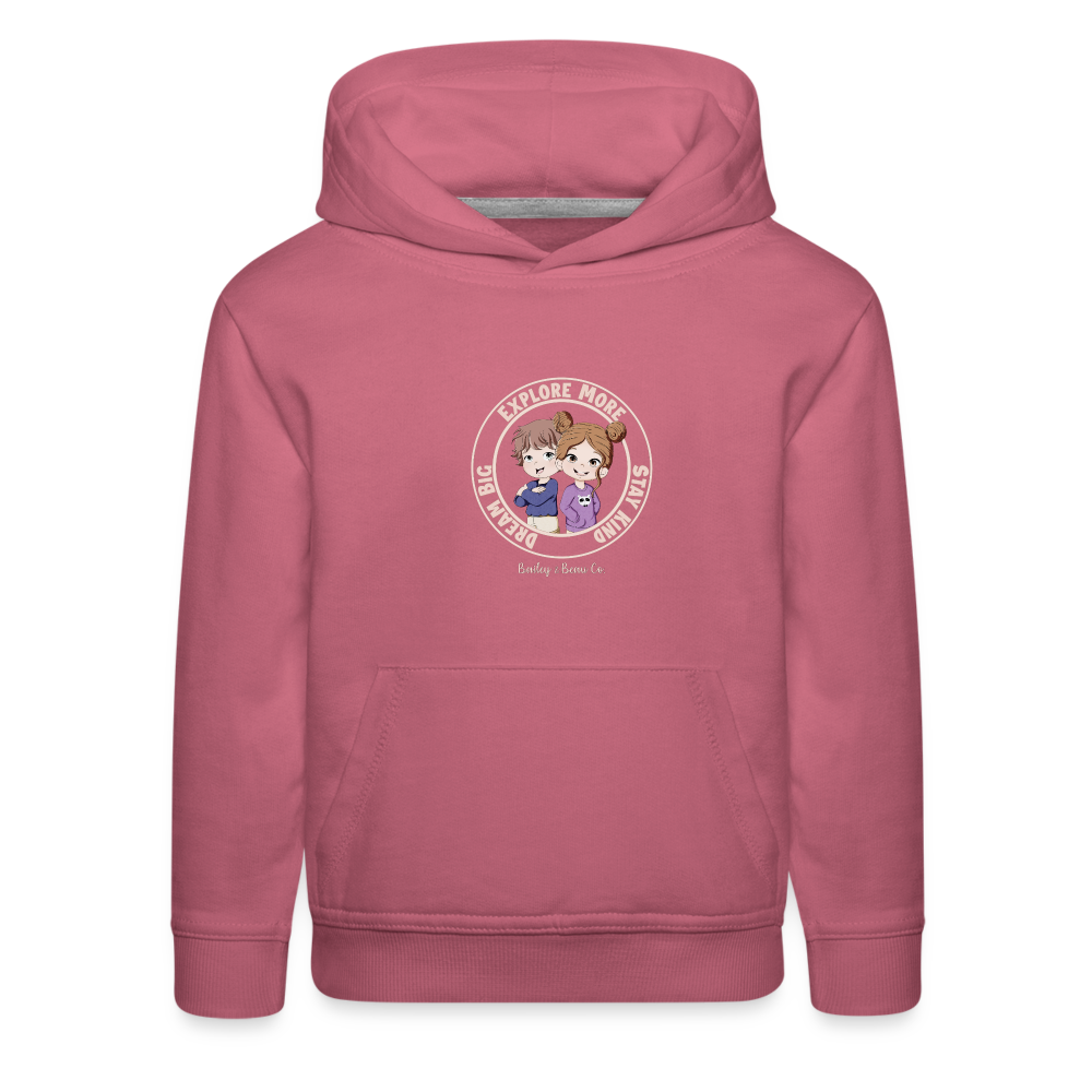 Bailey and Beau Life Kids’ Premium Hoodie - mauve