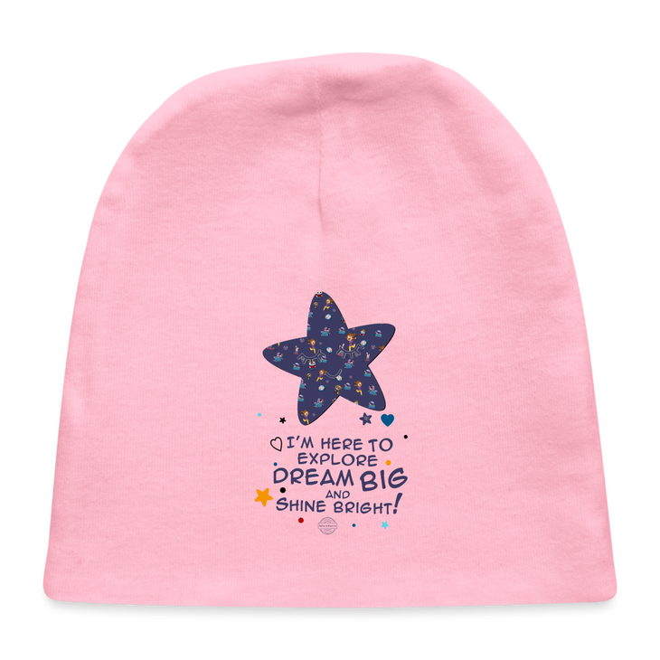Explore Dream Discover Baby Cap - light pink