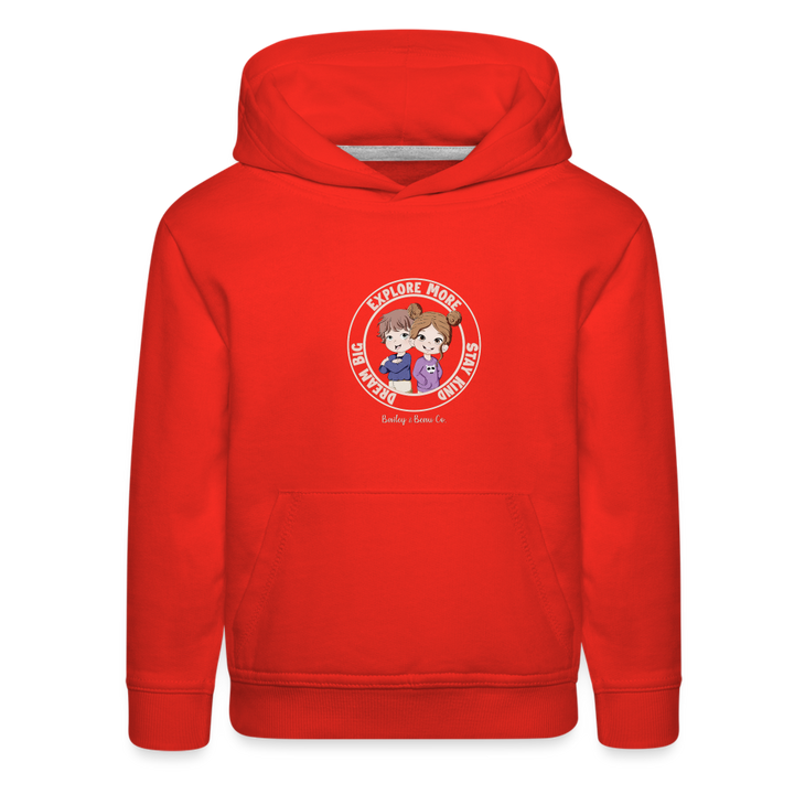 Bailey and Beau Life Kids’ Premium Hoodie - red